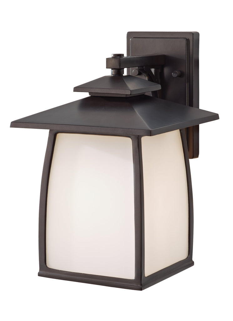 Wright House Large One Light Outdoor Wall Lantern - Oil Rubbed Bronze Outdoor Sea Gull Lighting 