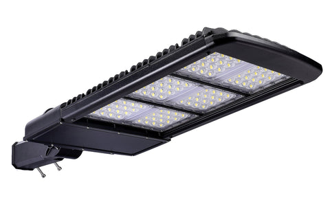 Parking Lot and Roadway Type III LED Light Fixture - Black Outdoor Ore Lighting 240W (31800 Lumens) 