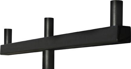 Round Post Arm Bracket for 3 Fixtures for 3" x 12' Post Outdoor Dabmar 