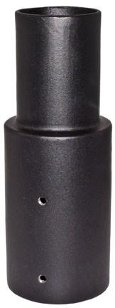 External Round Pole Adapter for 3.5" Post Outdoor Dabmar 