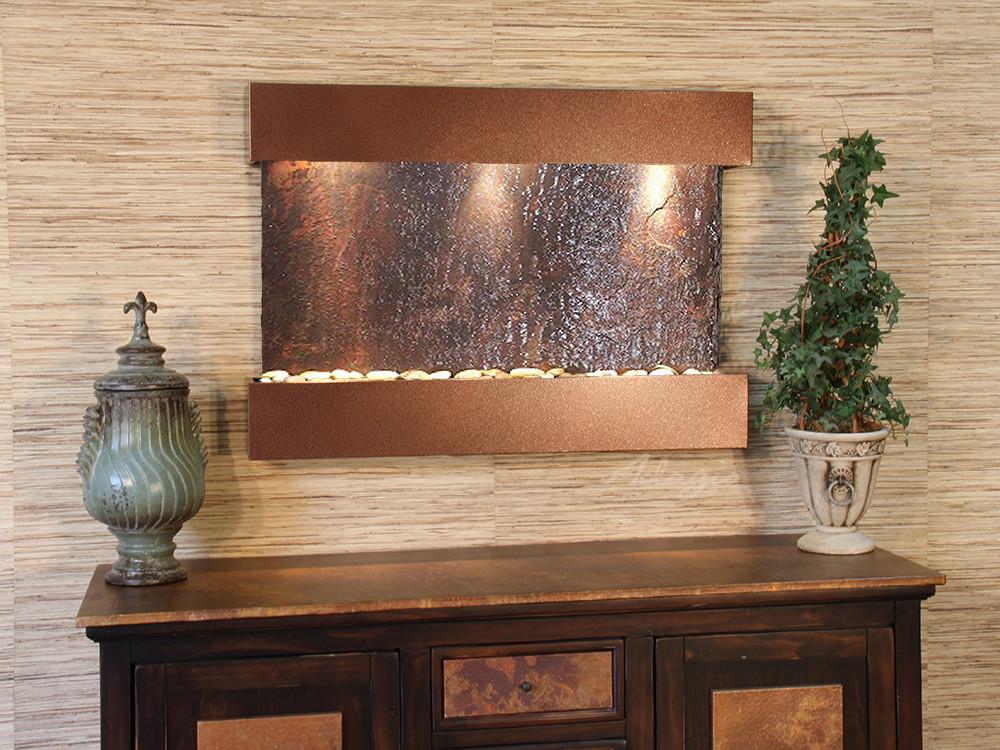 Reflection Creek - Woodland Brown - Multicolor Natural Slate Fountains Adagio 