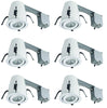 4" Non-IC Gimbal Trim Recessed Can 6-Pack Recessed 7th Sky Design 