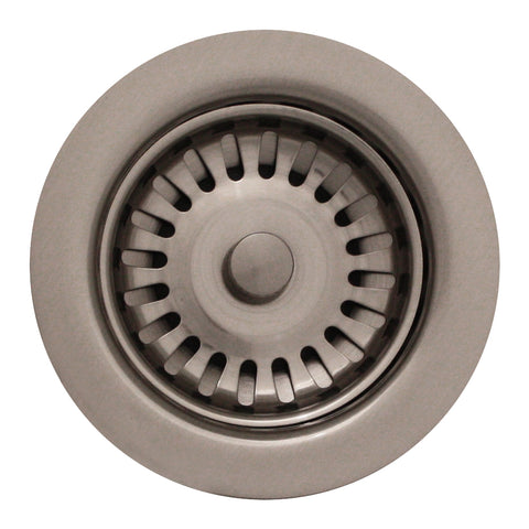 3 1/2" Basket Strainer for Deep Fireclay Application