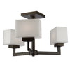 Cube Light 10"w Oil Rubbed Bronze Semi Flush Ceiling Artcraft 