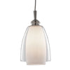 Decanter 7 inch wide Pendant - Brushed Nickel