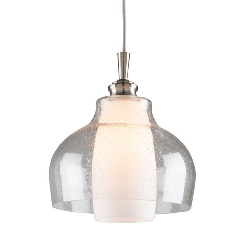 Decanter 10 inch wide Pendant - Brushed Nickel