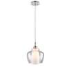Decanter 11 inch wide Pendant - Brushed Nickel
