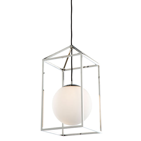 Eclipse 10 inch wide Pendant - Polished Nickel
