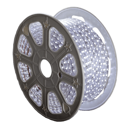 120V LED Striplight RML LUX 100ft Roll IP67 4W/Ft - 3000K Warm White Wall Dazzling Spaces 