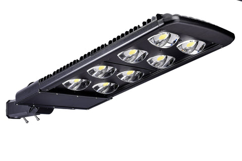 Parking Lot and Roadway Type III LED Light Fixture - Black