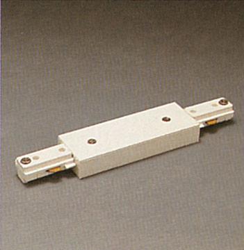 One-Circuit Straight Coupler - Black Tracks PLC Lighting 