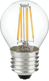 LED Filament G16.5 Globe E26 Base Bulb Bulbs Dazzling Spaces Default Value 