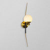 Chianti 6" Integrated LED Wall Sconce with Glass Shade in Antique Brass