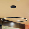 Tania 51"w LED Adjustable Suspension Chandelier - Black Ceiling Vonn 