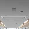 Atria 51"w LED Adjustable Suspension Square Chandelier - Silver Ceiling Vonn 