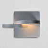 Eclipse 7" Rotative LED Wall Sconce - Silver Wall Vonn 