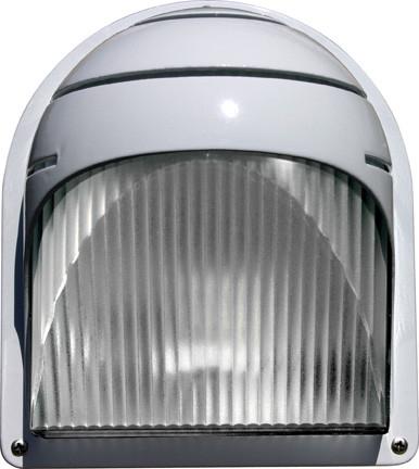 Cast Aluminum 8"h Wall Fixture - White - 4 Bulb Options Outdoor Dabmar 