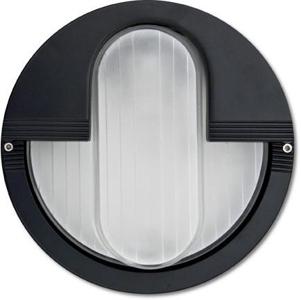 Cast Aluminum 10" ADA Wall Fixture - Black with 5 Bulb Options Outdoor Dabmar 