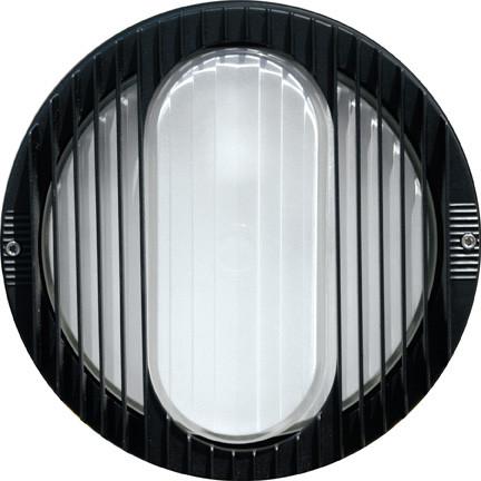 Cast Aluminum 10" ADA Wall Fixture - Black with 5 Bulb Options Outdoor Dabmar 