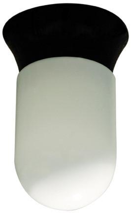 Polycarbonate Surface Mounted Ceiling Fixture Black Ceiling Dabmar 