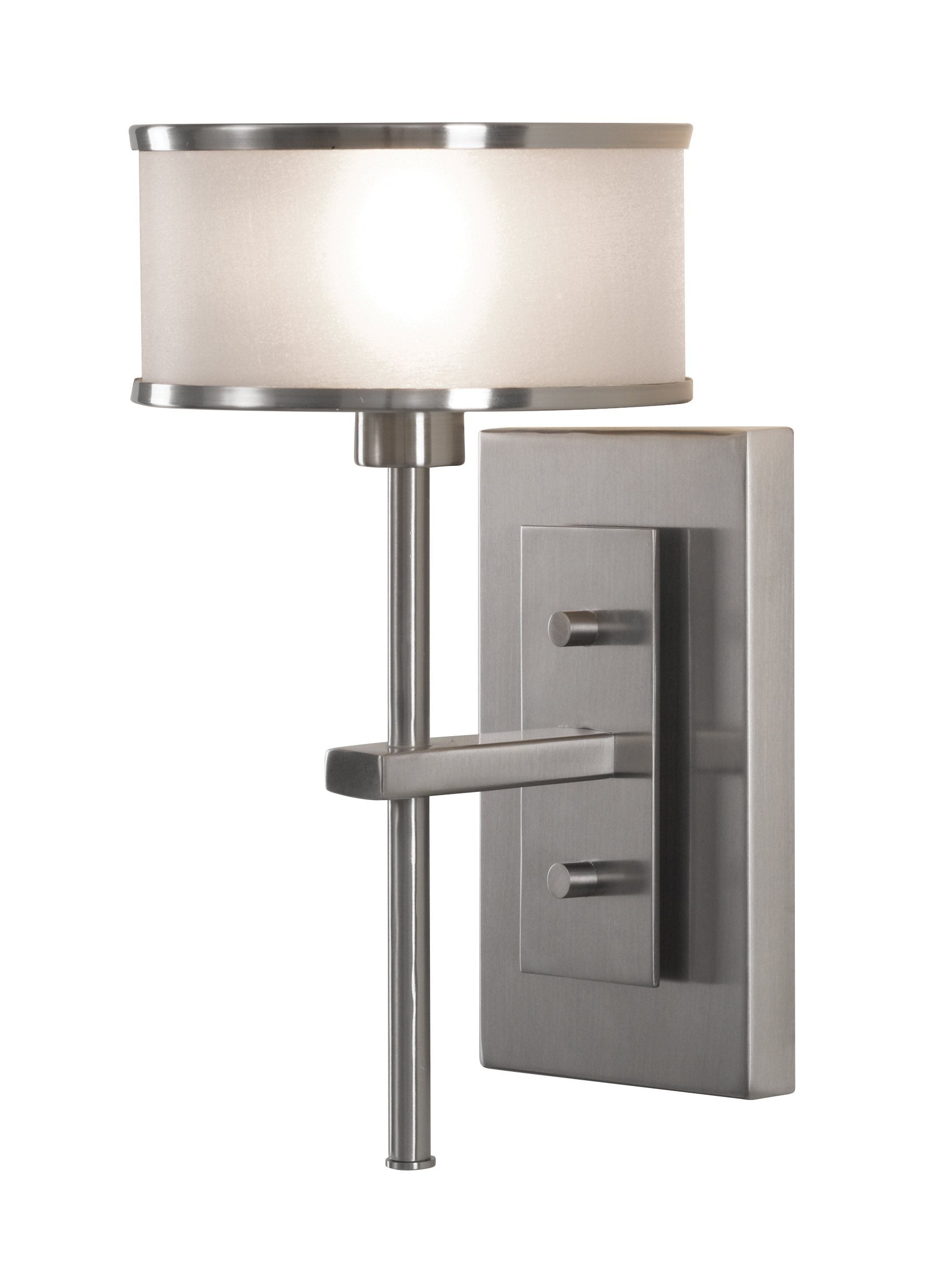 Casual Luxury One Light Wall Sconce - Brushed Steel Wall Sea Gull Lighting 