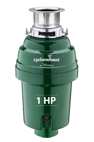 cyclonehaus High Effciency Garbage Disposal with Solid Brass Flange and Quiet Operation