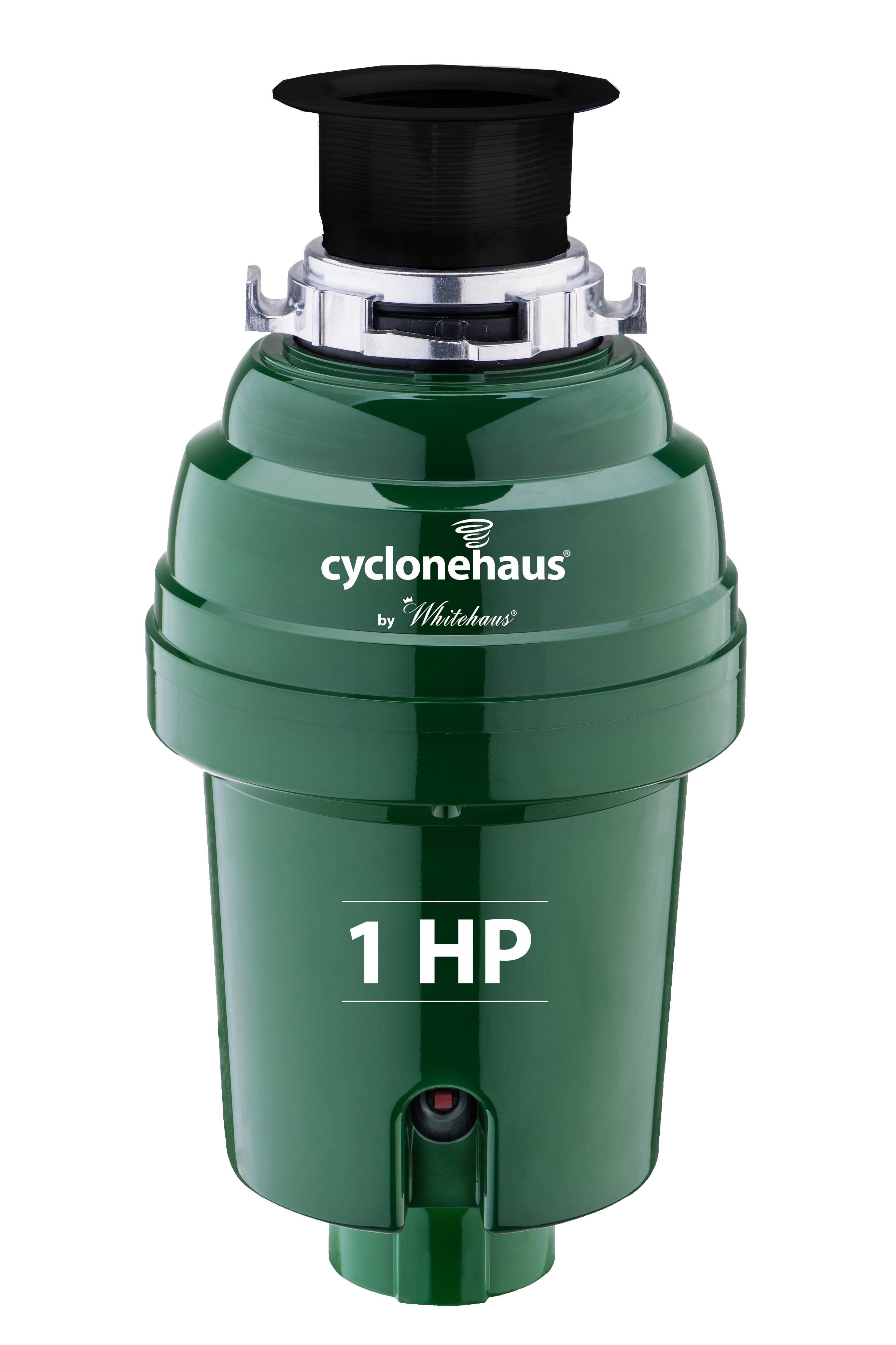 cyclonehaus High Effciency Garbage Disposal with Solid Brass Flange and Quiet Operation