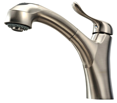 Jem Collection Single Hole/Single Lever Handle Faucet with a Pull Out Spray Head