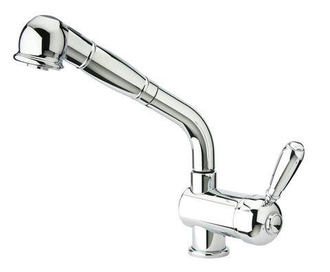 Metrohaus Single Hole Faucet with Pull-Out Spray Head and Lever Handle