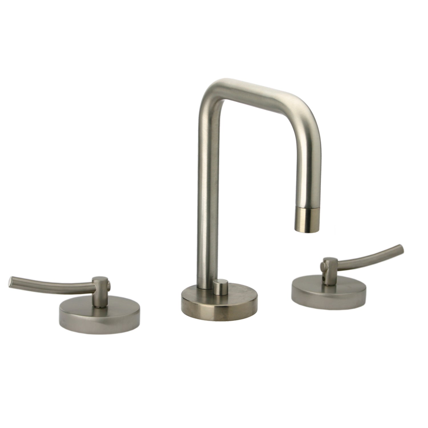 Metrohaus Lavatory Widespread Faucet with Swivel Spout, Pop-up Waste and Lever Handles