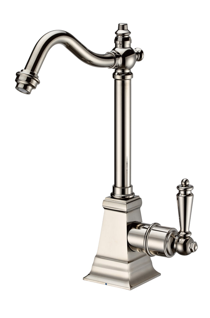 Point of Use Cold Water Drinking Faucet with Traditional Swivel Spout