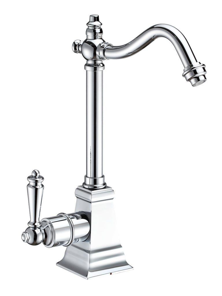 Point of Use Instant Hot Water Drinking Faucet with Traditional Swivel Spout