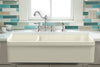 Farmhaus Fireclay Large Reversible Sink and Small Bowl