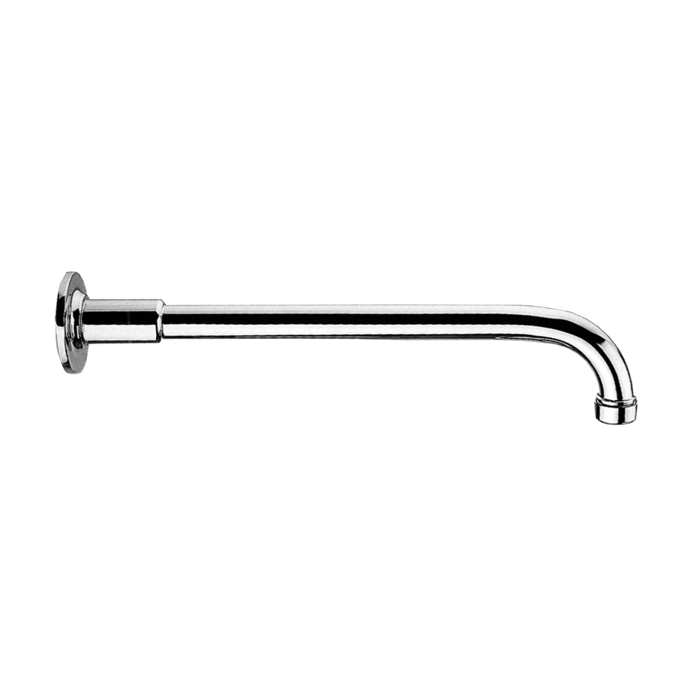 Showerhaus Solid Brass One-Piece Shower Arm with Decorative Faux Sleeve