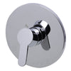 Polished Chrome Shower Valve Mixer with Rounded Lever Handle Faucets Alfi 