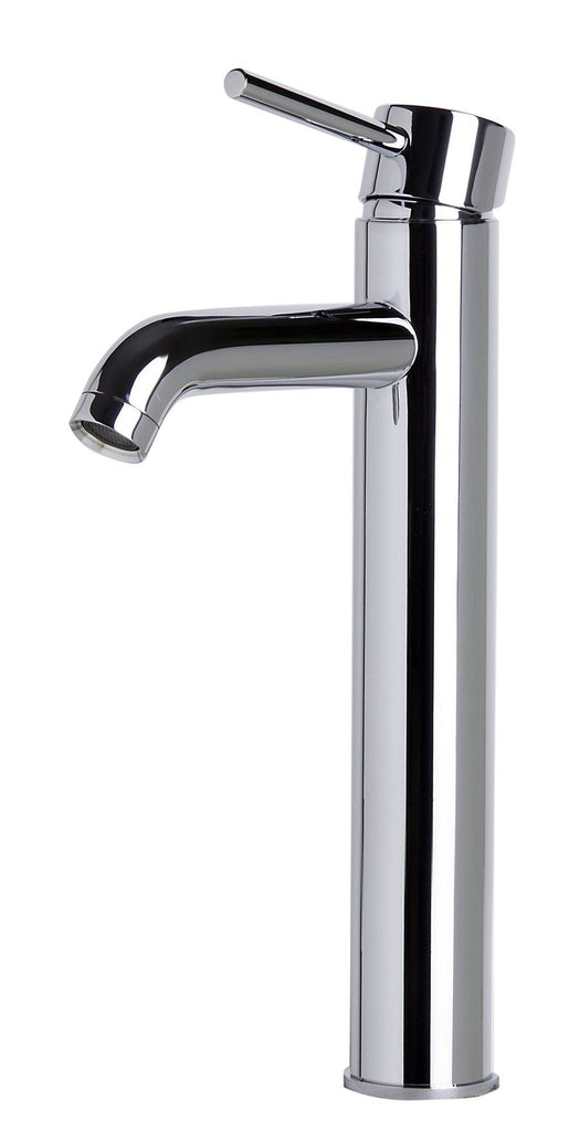 Tall Polished Chrome Single Lever Bathroom Faucet Faucets Alfi 