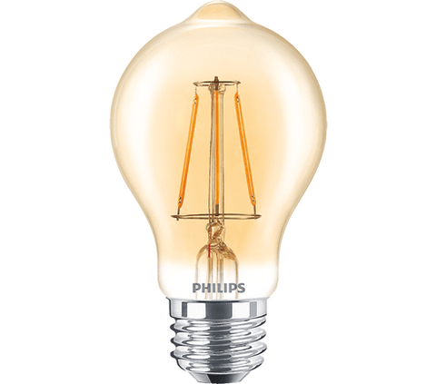Philips 4.5W A19 Filament Amber Dimmable (Set of 6)