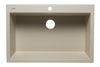 Biscuit 33" Single Bowl Drop In Granite Composite Kitchen Sink Sink Alfi 