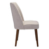 Kennedy Dining Chair Beige Set of 2 Furniture Zuo 