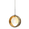 Pogo Cord Pendant - Gold/Inner Gold (Choose Nickel or Bronze) Ceiling Besa Lighting Brushed Bronze 5W LED G6.35 