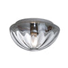 Pinta Clear Glass Ceiling Fixture (2 Sizes) Ceiling Besa Lighting 12"w 100W Incandescent 