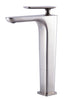 Brushed Nickel Tall Single Hole Modern Bathroom Faucet Faucets Alfi 