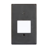 Angled Louver 120V Step Light with Vertical/Horizontal Plate - Choose White, Black or Bronze Outdoor Lighting Dazzling Spaces 