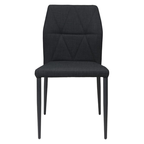 Revolution Dining Chair Black Set of 2 Furniture Zuo 