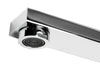 Polished Chrome Square Foldable Tub Spout