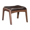 Bully Lounge Chair & Ottoman Brown Furniture Zuo 
