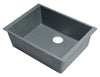Titanium 24" Undermount Single Bowl Granite Composite Kitchen Sink