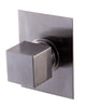 Brushed Nickel Modern Square 3 Way Shower Diverter Faucets Alfi 