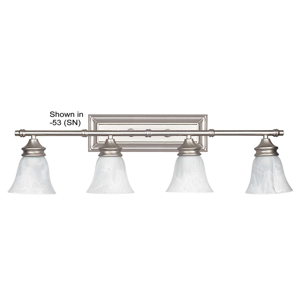 Four Light Vanity - Bright Satin Nickel