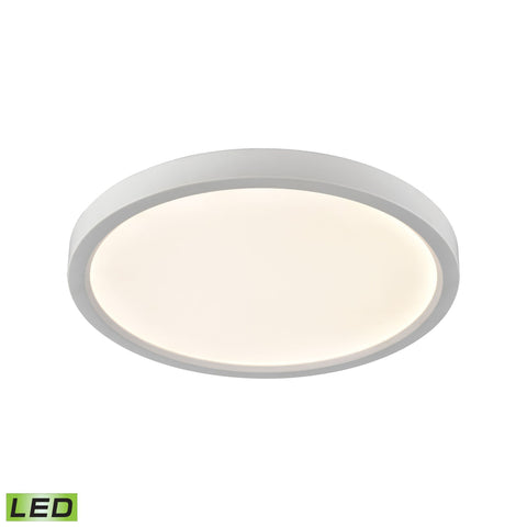 Ceiling Essentials Titan 13-inch Round Flush Mount in White - Integrated LED Ceiling Thomas Lighting 
